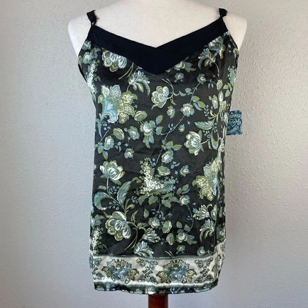 NWT Free People Intimately Floral Tank Style Top Size L